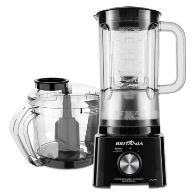 Multiprocessador Britânia 2 em 1 Compacto 300W BMP950 Plus 220V