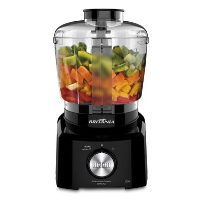Multiprocessador Britânia 2 em 1 Compacto 300W BMP950 Plus 220V