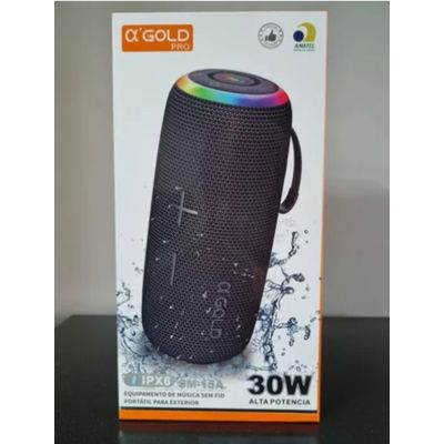 Caixa De Som Portátil Bluetooth Sem Fio Potente Led 30 W TWS