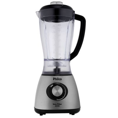 Liquidificador Philco Inox Filter 900W Preto 220V