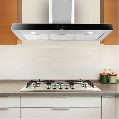 Coifa Philco 90cm Exaustor e Depurador Painel Touch PCO90I 220V