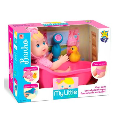 Boneca Divertoys My Little Banho