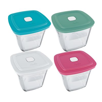 Pote de Vidro com Tampa Marinex Vap Facilita 1L - Item Sortido