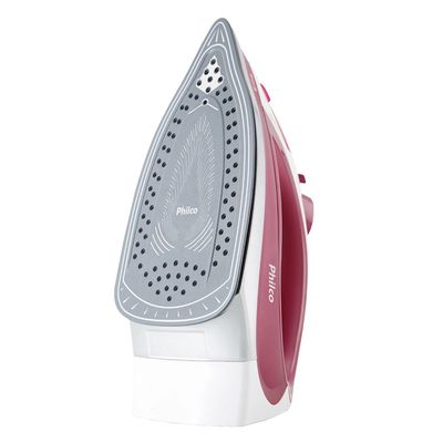 Ferro de Passar Roupa a Vapor Philco PFV2310R Branco/Rosa - 220V