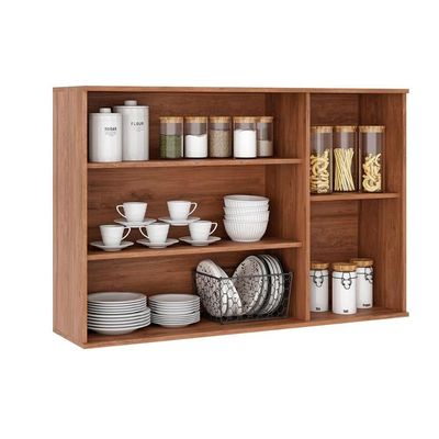 Armário Aéreo Para Cozinha Bella 2601 Com 3 Portas 120cm Branco