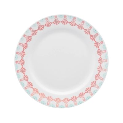 Aparelho de Jantar e Chá Oxford Flamingo Duquesa em Porcelana 30 Peças