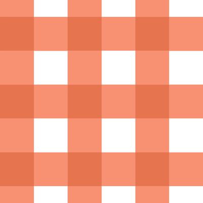 Papel de Parede Doce Estilo Xadrez Laranja 81888