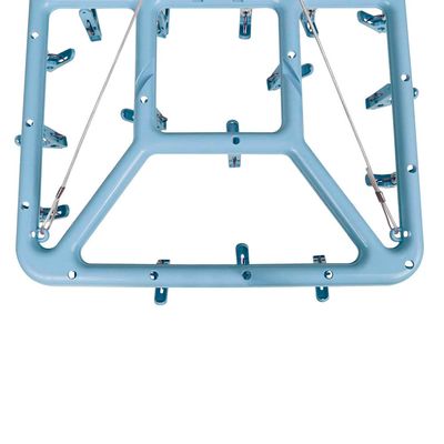 Mini-varal Retangular Dobrável 32 Prendedores - Azul