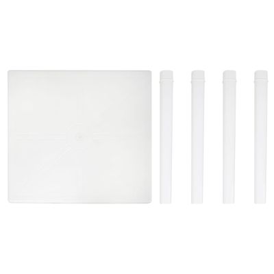 Mesa Plástica Quadrada Desmontável Mor