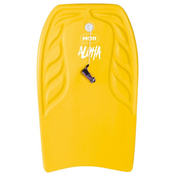 Prancha Bodyboard Aloha 57cm x 35cm Amarelo