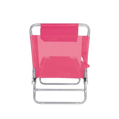 Cadeira Espreguiçadeira Alumínio Mor Rosa