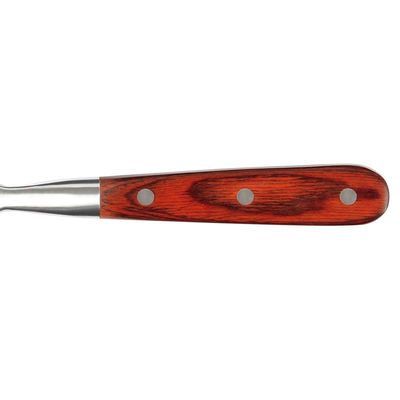 Conjunto de Faca 8" e Garfo em Aço Inoxidável e Cabo em Madeira Steel