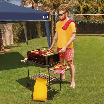 Gazebo X-Flex Oxford com Silvercoating Azul 3m x 3m