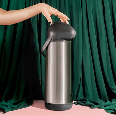 Garrafa Térmica de Pressão Nobile Inox 1,9 Litros