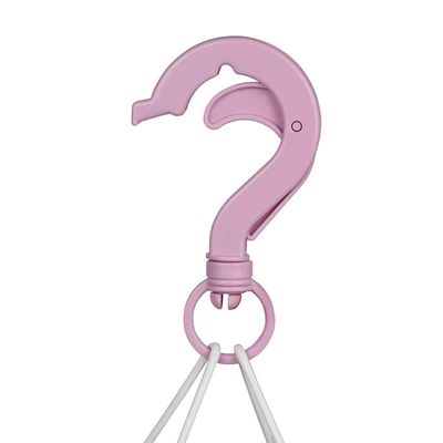 Mini-varal Oval 24 Prendedores - Rosa