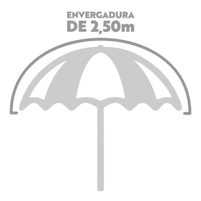 Guarda-Sol 2,50m com Manivela