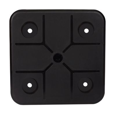 Mesa Plástica de Apoio com Porta Copos Preta Mor