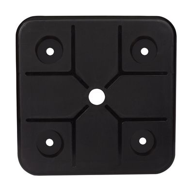 Mesa Plástica de Apoio com Porta Copos Preta Mor