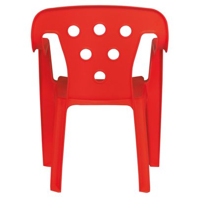 Poltroninha Plástica Kids Vermelha