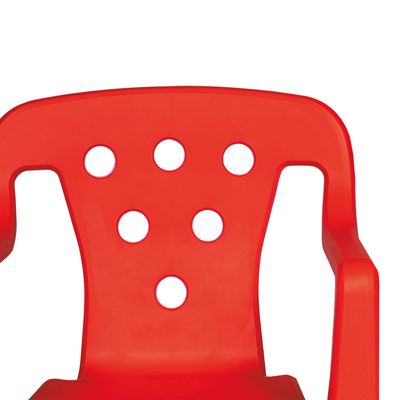 Poltroninha Plástica Kids Vermelha