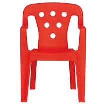 Poltroninha Plástica Kids Vermelha