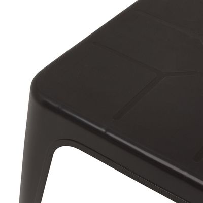 Mesa Plástica de Apoio Preta Mor