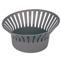 Fruteira Oval Cinza Grafite
