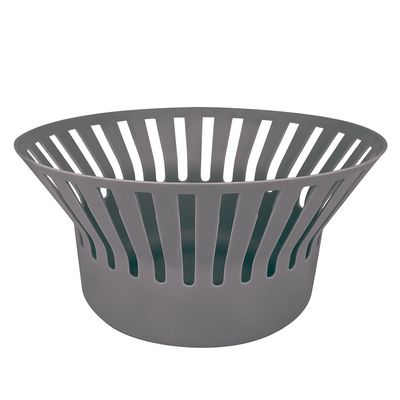 Fruteira Oval Cinza Grafite