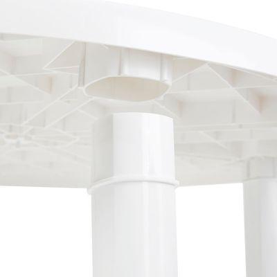 Mesa Plástica Redonda Desmontável Mor