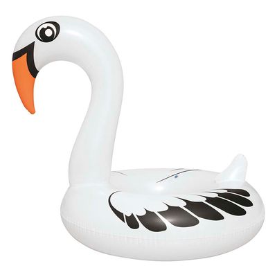 Boia Cisne Perolado Branco com Abertura