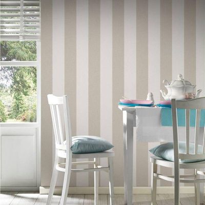 Papel De Parede New Elegance Listras Largas 375543 Rolo 10m X 0,53m