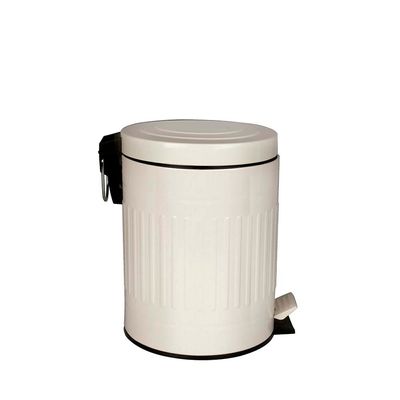 Lixeira Retrô Bege 5 L