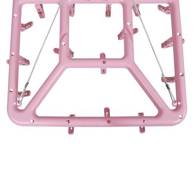 Mini-varal Retangular Dobrável 32 Prendedores - Rosa