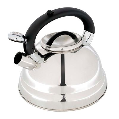 Chaleira Aço Inox 3 Litros Fundo Triplo Diletta Preta