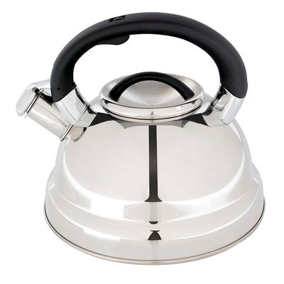 Chaleira Aço Inox 3 Litros Fundo Triplo Diletta Preta