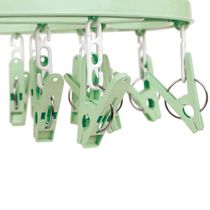 Mini-varal Oval 24 Prendedores - Verde