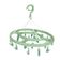 Mini-varal Oval 24 Prendedores - Verde