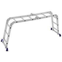 Escada Multifuncional com Plataforma 4x3 12 Degraus - Importado