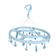 Mini-varal Oval 24 Prendedores - Azul