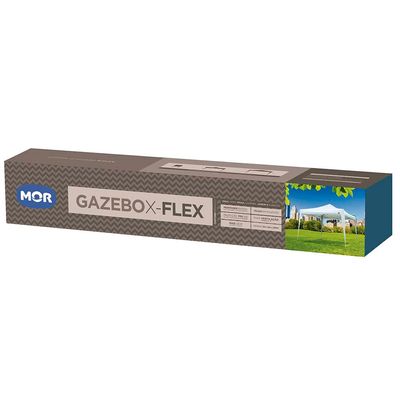 Gazebo X-Flex Oxford com Silvercoating Branco 3m x 3m