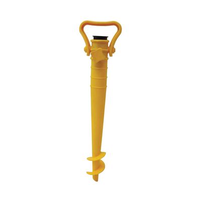 Saca-Areia com Suporte para Guarda-Sol - Amarelo