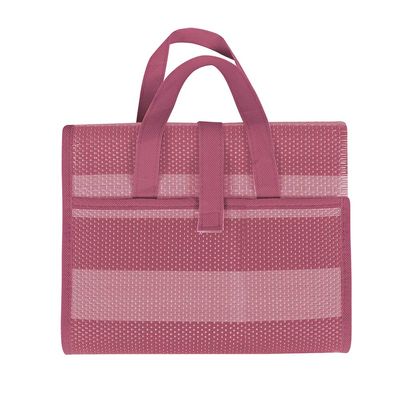 Esteira de Praia Dobrável em Polipropileno 1,80m x 90cm - Pink