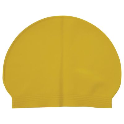 Touca de Natação Látex - Amarelo