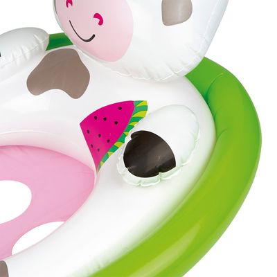 Boia Inflável Oval com Fralda Bichinhos - Vaca