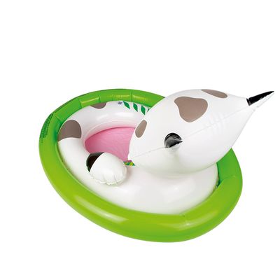 Boia Inflável Oval com Fralda Bichinhos - Vaca