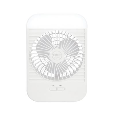Mini Ventilador Portátil Recarregável com Luminária