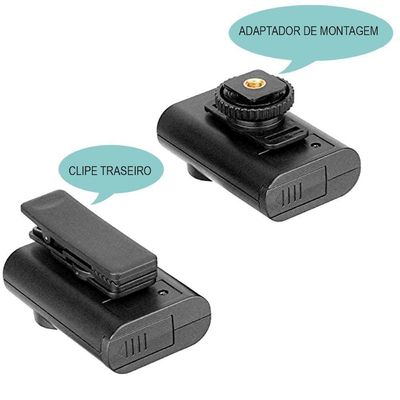 Microfone Sem Fio Lapela Dual-channel 2,4 Ghz By-wm4 Pro Celular Câmera Dslr Lorben
