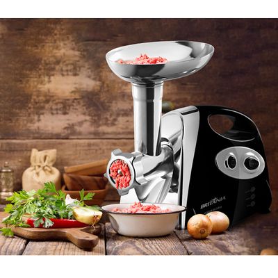 Moedor de Carne Elétrico Britânia Preto 350W 220V