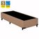 Cama Box Solteiro Suede Sereneprime Bege 88x188x40