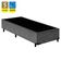 Cama Box Solteiro Suede Sereneprime Cinza 88x188x40